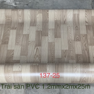 PVC trải sàn  dày 1.2mm mã 137-25