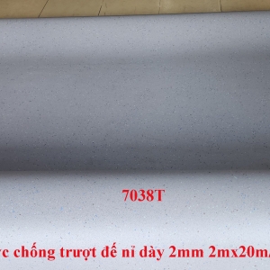 Pvc chống trượt 7038T 2mmx2mx20m/cuộn, đế nỉ