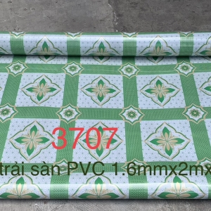 Pvc trải sàn dày xốp 1.6mm Trung Quốc 3707