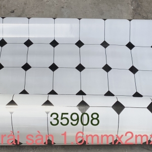 Pvc trải sàn dày xốp 1.6mm Trung Quốc 35908