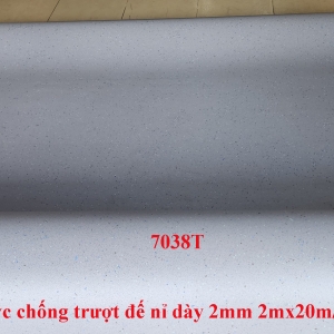 Pvc chống trượt 3038T 2mmx2mx20m/cuộn, đế nỉ