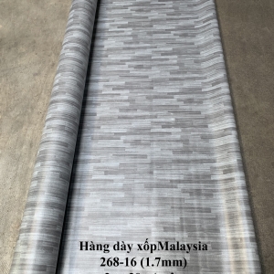 Pvc trải sàn dày xốp 1.7mm Malaysia 268-16